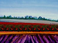 Provence - Rotes Feld  Provence Acryl auf Leinwand Keilrahmen mit Seitenleiste Bildgröße: 70 cm x 60 cm Preis: 100,00 &#8364; Versand frei